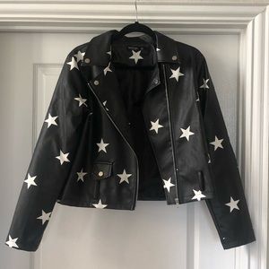 Nasty Gal Star Print Moro Jacket